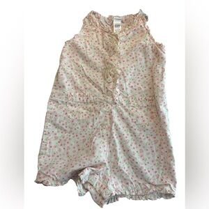 Vintage Y2K baby gap floral Romper 6-12m